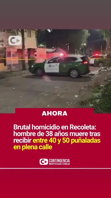 🔴 BRUTAL HOMICIDIO EN RECOLETA | Hombre muere tras recibir entre 40 y 50 puñala
