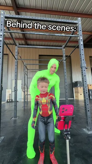 Who wants to see the results? 🫪 #sfx #spiderman #candyken #behindthescenes #bts