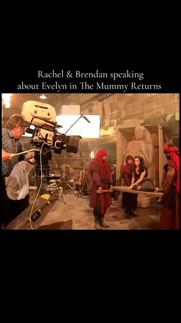 Behind the Scenes interview of Brendan & Rachel for The Mummy Returns on Evelyn 
