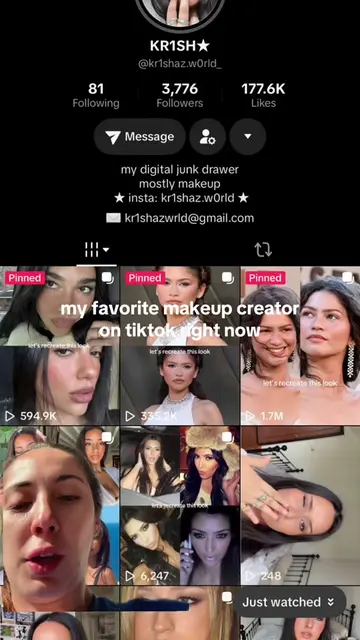 Her account is amazing and she deserves a way bigger following #makeupcreator #m