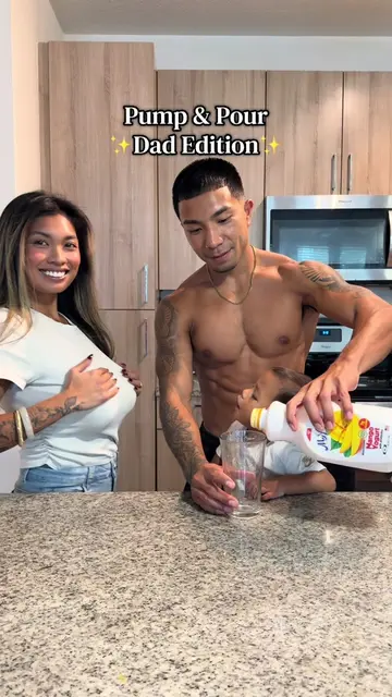 Kyrie knows what time it is 😂😊🍼 @Mason Muong #pumpingmom #momoftiktok #breast