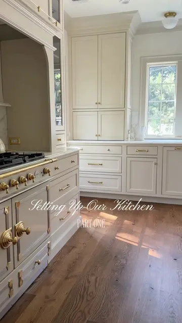 Setting up our new kitchen! 🤍 #kitchenorganization #homeorganization #kitchende
