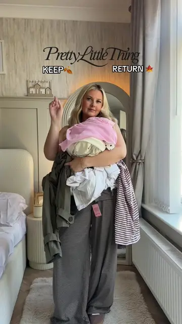 @prettylittlething ad | petite autumn haul 🧸 links in my bio 🤍 #plt #prettylit