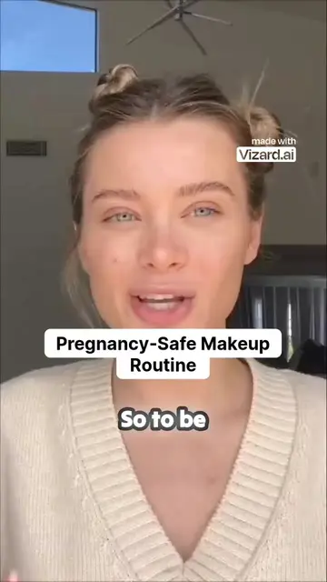 Pregnancy Safe Makeup Routine  #tiktokgrowthchallenge #tiktokviral #lanarhoades 
