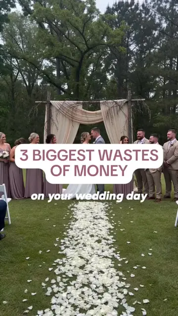 3 of the biggest wedding money wastes 👀💸 Over-the-top wedding favors that most