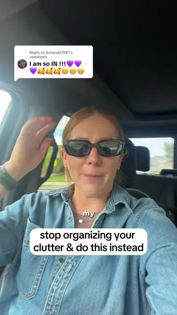 Replying to @Amanda1981 stop buying more organizing bins and let’s DECLUTTER! Co