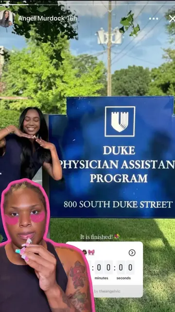 Angel Victoria Murdock is going viral after Duke PA graduates accused her of all
