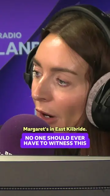 As Mornings looks at street safety, caller Margaret tells Connie about a disturb