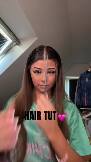 💞💗💓💕💘 #tutorial #hair #parati #sleek #lashes 