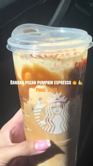 Omg all my favorite flavors in one drink 😍 how to order: 4 shots of blonde espr
