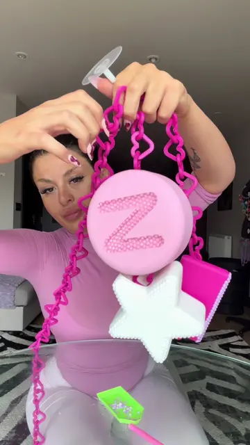 DIY GIANT bracelet #creatorsearchinsights #cutediyideas #DIY #cutecrafts  #roomd