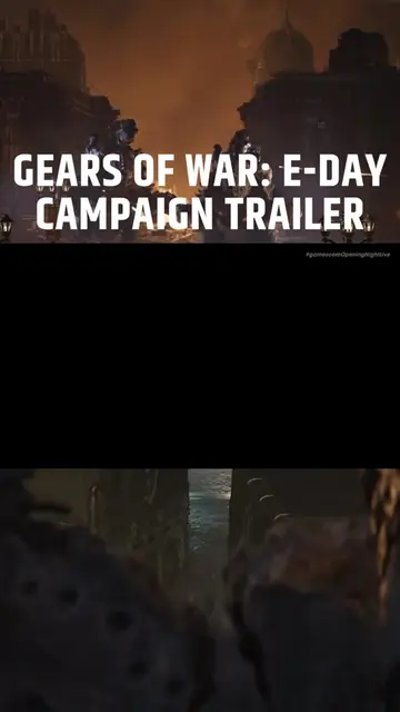 Here is the first look at the Gears of War: E-Day campaign in action with the of