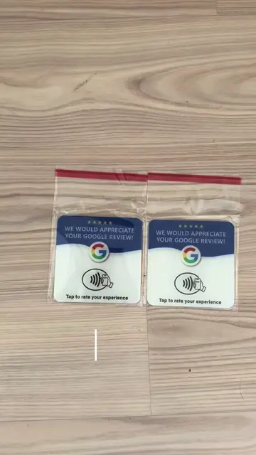 Google Review NFC cards back in stock Order now from our tik tok shop  DM if nee