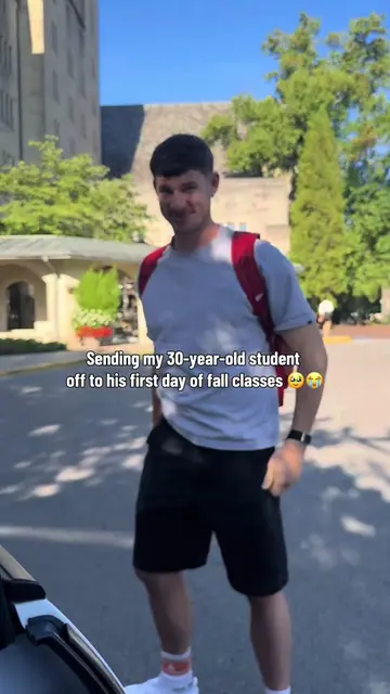 First day of classes for @billygowers 🥹🥹❤️❤️❤️ #indianauniversity #collegelife