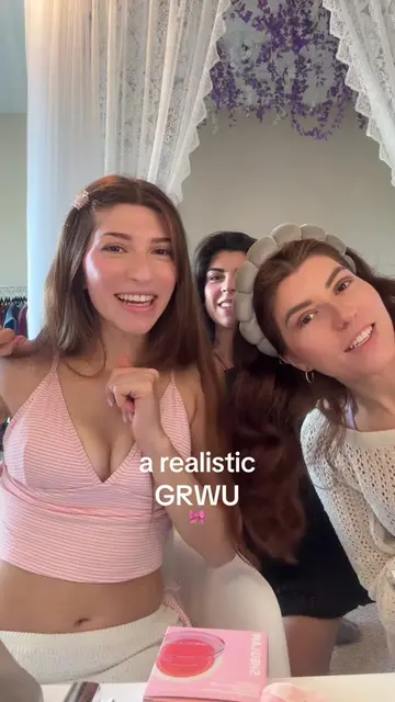 getting ready with my girlies🎀 #grwm #lakeday #summerfits #realisticvlog 
