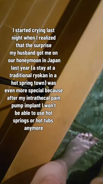 If any local hot springs want to invite me out before my surgery though...🤣  Us