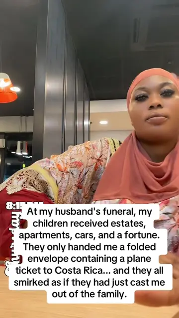 my husband's funeral, my children received estates, apartments, cars, and a fort
