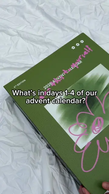 Peek inside THE Asian Beauty Advent Calendar of the year 🤤😍 💝7 products in th