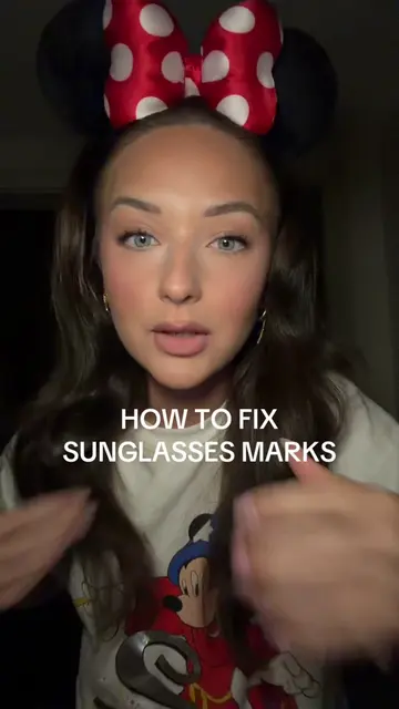 here’s a super quick tutorial on how to fix those ugly marks from your sunglasse