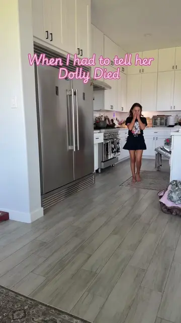 Telling my daughter Dolly died… I wasn’t prepared for her reaction. 😭💔 Dolly h