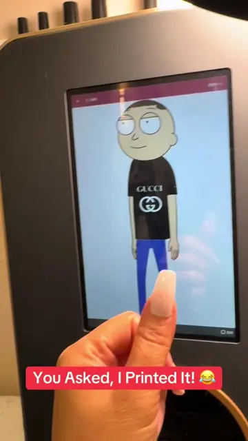 You asked for Gucci Morty… so I printed him! 😂💅 Honestly, he turned out pretty