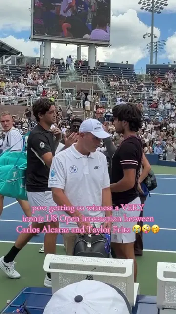 carlos alcaraz at the us open 2026 is cool…but how about carlos alcaraz AND tayl