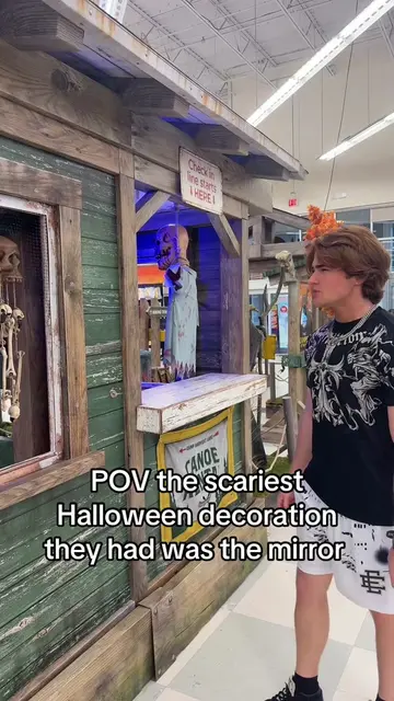 Whats the scariest decoration? #halloween #selflove #fyp 