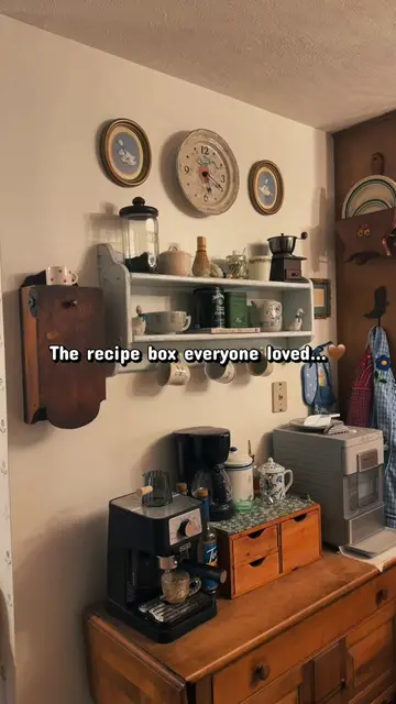 The recipe box that everyone loved… 🤎✨ I found another one for someone else to 