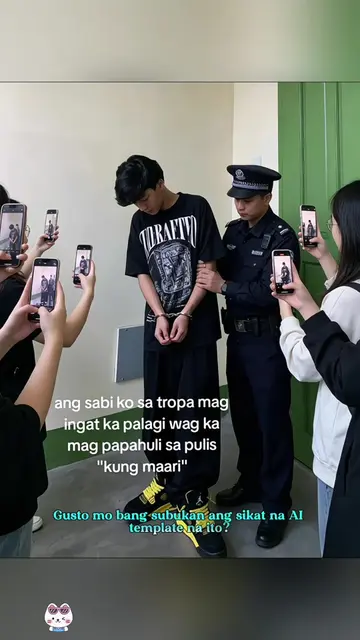 Sikat na sikat ang police AI arresting tutorial! 🚔 Sa video na ito, ituturo ko 