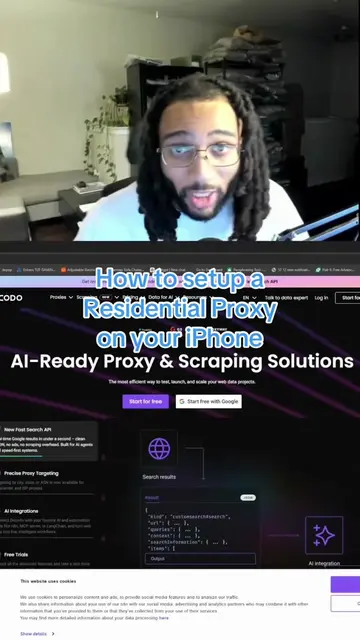 How to setup a residential proxy on your phone (iPhone) this masks your ip addre