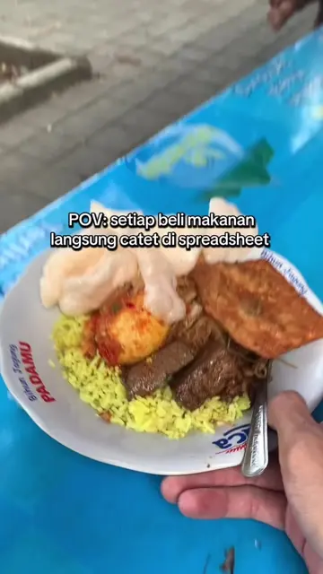 setiap ada pengeluaran pasti selalu aku catet, supaya aku tau pengeluaran di hul