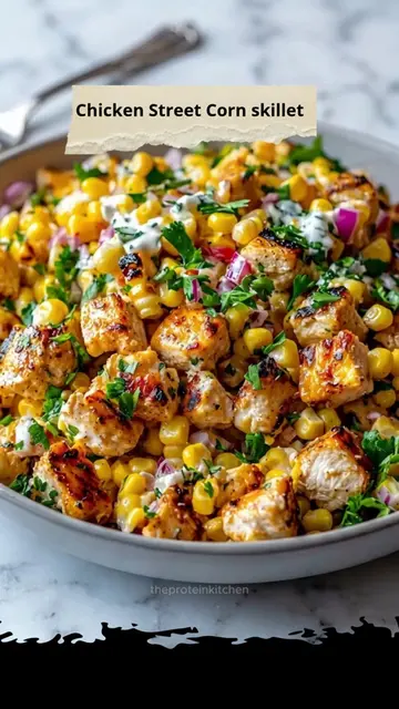 Chicken Street Corn skillet Okay... this one surprised me. The creamy street cor