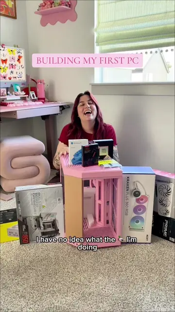 the journey of building my first ever PC!! discovered @peachietech 🍑 through th