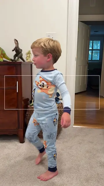 Extended version tonight with all 3 kiddos ❤️ Champ wanted to be just like his d