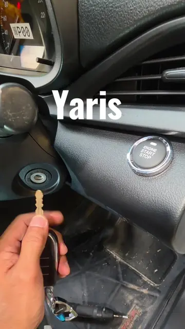 yaris 2024 กับชุดติดตั้งระบบปุ่มสตาร์ทรีโมทสตาร์ทระบบkeyless go walkaway #yaris 