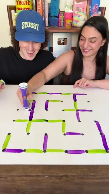 GRID WAR😮‍💨 (Sour Apples🍏 vs Grapes🍇) #GameNight #games #coupleschallenge #c