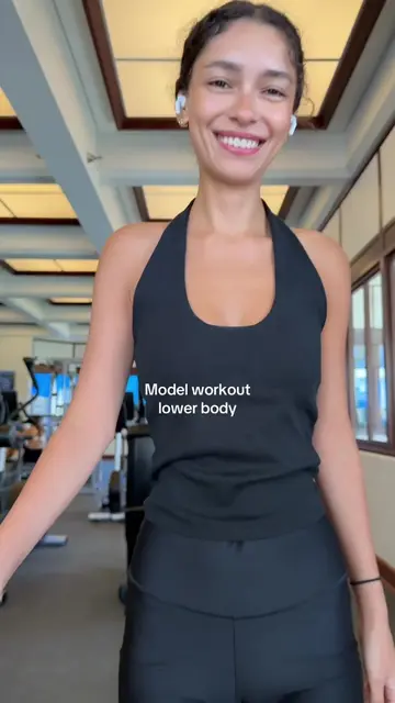 Everything 4x12 and end with 30min walk :) #modelworkout #workoutroutine 