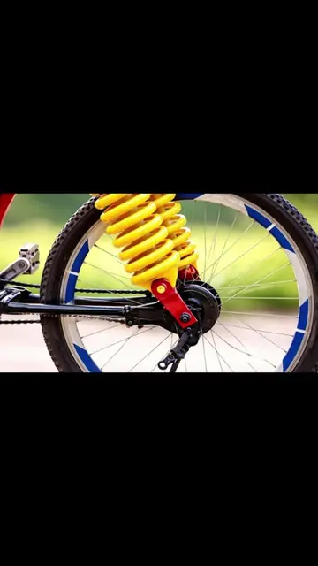 BILLIONS OF PEOPLE ARE AMAZED BY THIS WAY OF FITTING SHOCK ABSORBERS TO BICYCLES