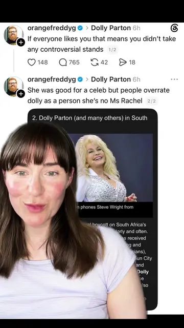 Dolly Parton was a legend and the track aipac Cheeto is a toad #dollyparton #dol