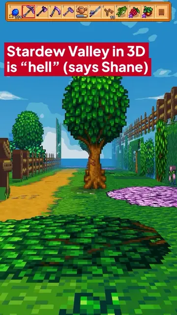 Stardew Valley 3D mod is hell, says Shane 🫠 Submit your best clip for a chance 
