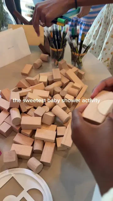 Such a sweet and creative way for guests to leave something memorable for the ba