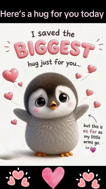 Here’s a Hug for you Today. I hope you really enjoy it. #friends #peace #Love #k