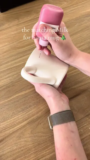 The matching Milk for Santa mug 🥛🎅🎄 The perfect little pair for your Cookies 