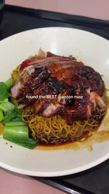 Found the BEST wanton mee in Singapore 