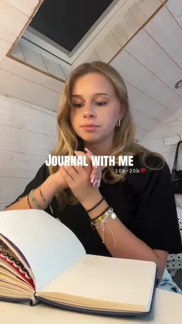 Journal with me 📝🎀 inspi @maelys ⭐️ #journalwithme #journaling #stickers 