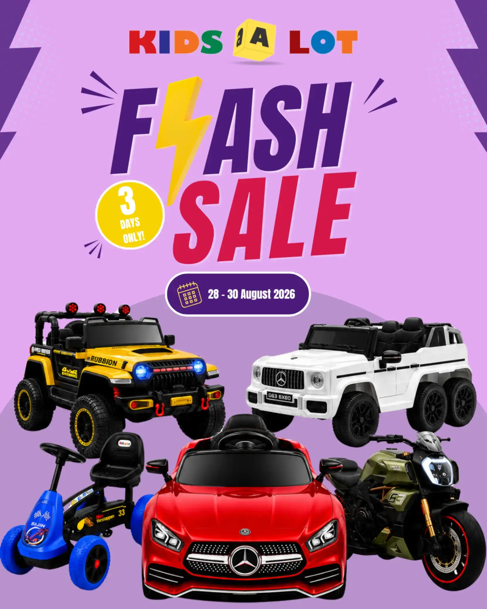 ⚡ FLASH SALE STARTS THIS FRIDAY! ⚡ 3 DAYS ONLY! 🔥 Get ready to grab some amazin