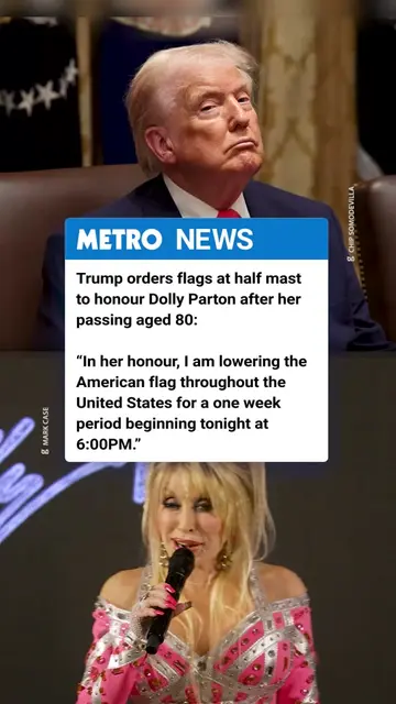 Donald Trump has ordered U.S. flags across the country to be flown at half-staff