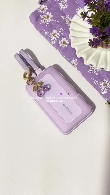 finally! purple anker powerbank 💜⭐️ #anker #ankerpowerbank #powerbank #fastchar