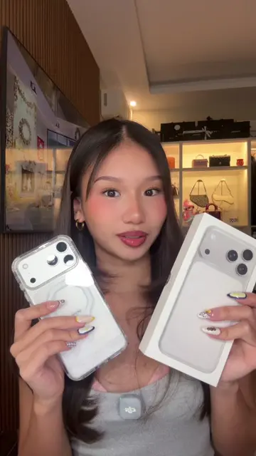 unboxing my new iphone 17 pro maxxx 🤍🤍