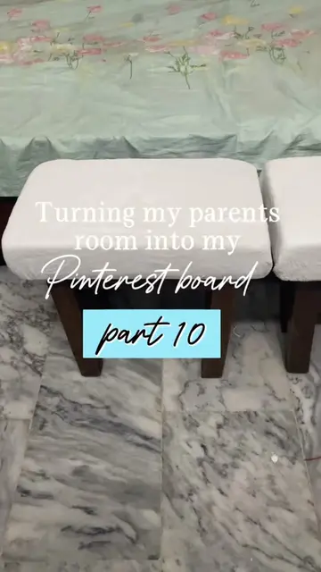 Welcome to Part 10 of transforming my parents' room into my ultimate Pinterest b